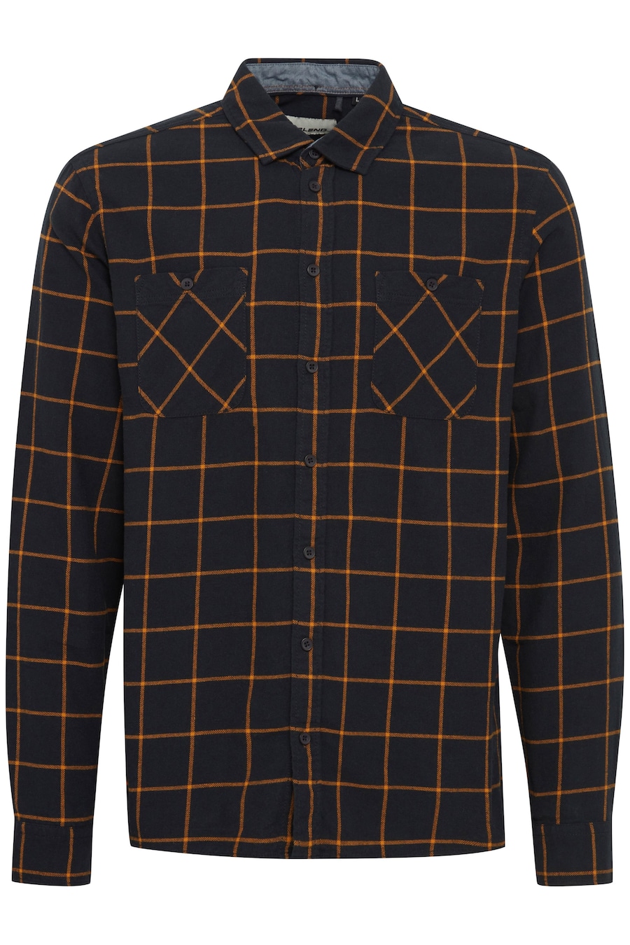 

Рубашка на пуговицах классического кроя BLEND, черный