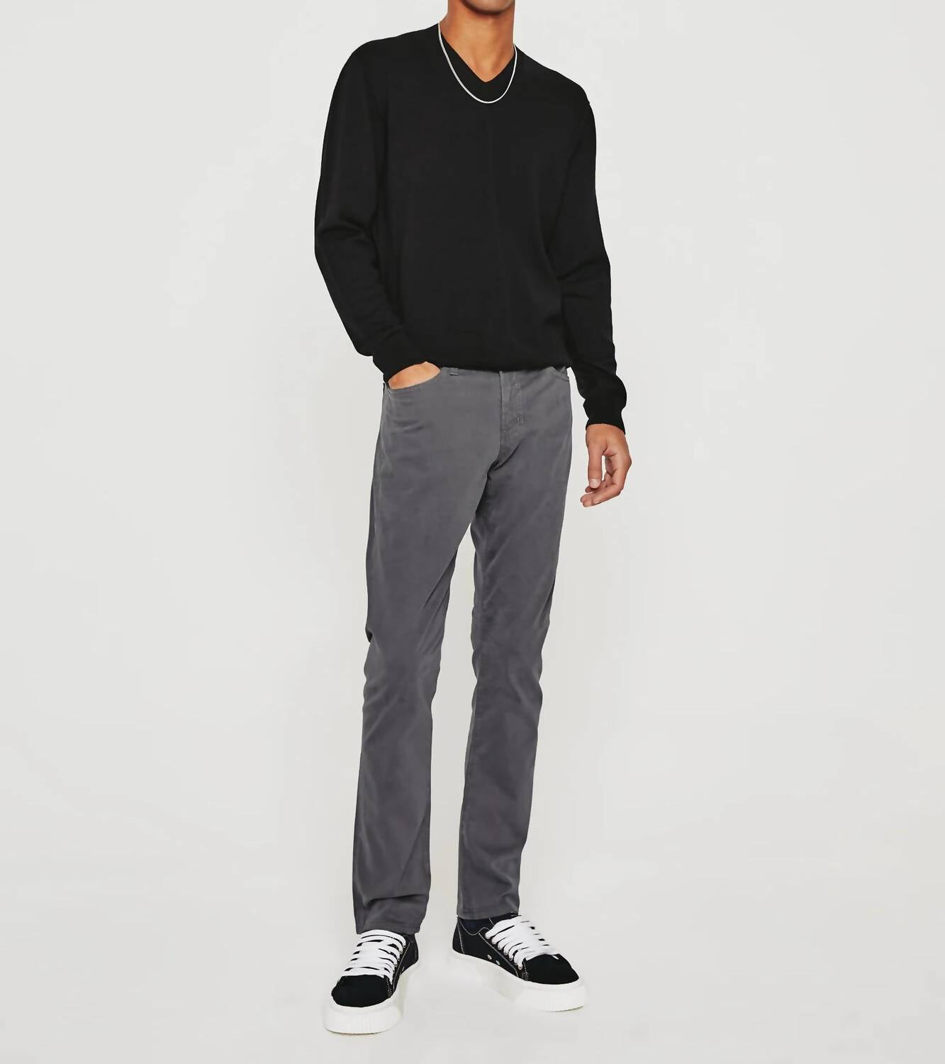 

Темно-роковые узкие прямые джинсы Everett Ag Jeans