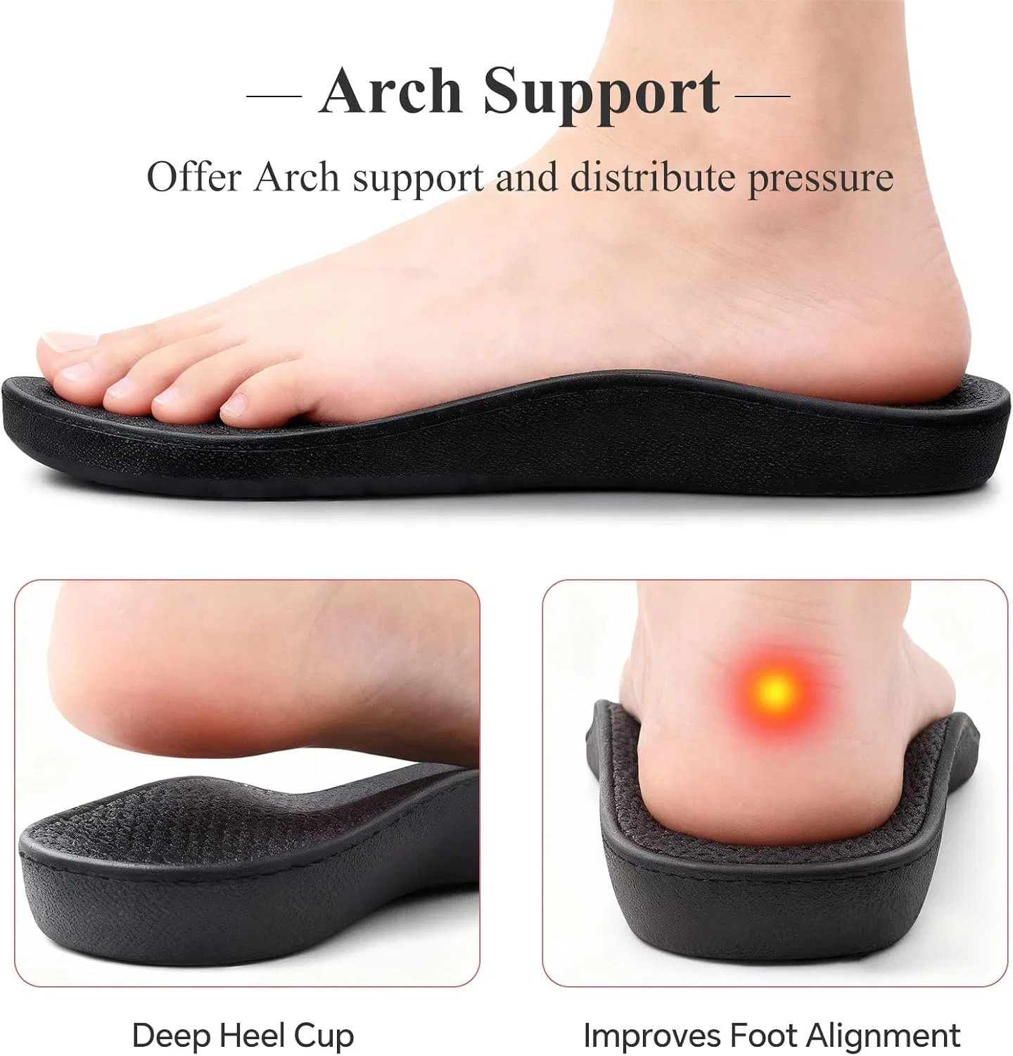 Тапочки с поддержкой стопы, Pink Rasonyet — фото 3