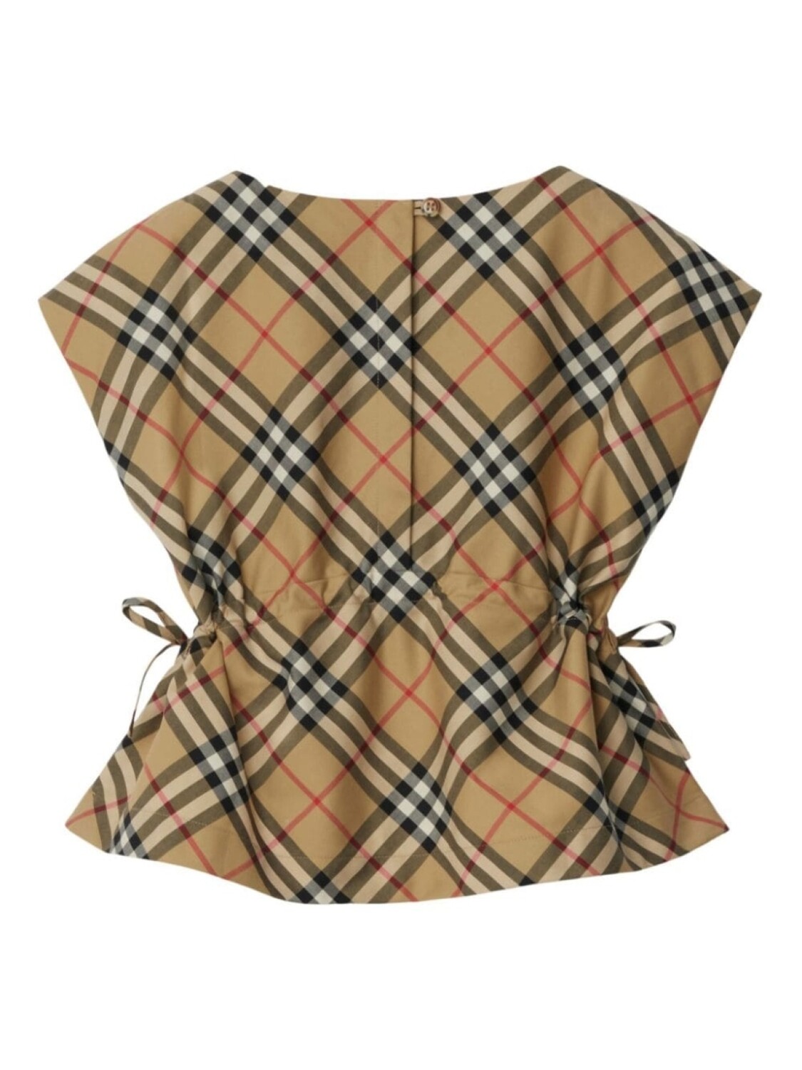 

Burberry Kids блузка в клетку Vintage Check, нейтральный цвет