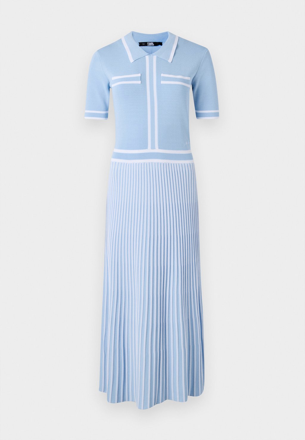 

Платье-джемпер PLEATED DRESS KARL LAGERFELD, синий