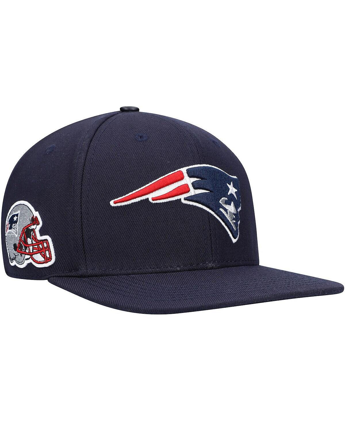 

Мужская темно-синяя кепка с логотипом New England Patriots Snapback Pro Standard, Черный, Мужская темно-синяя кепка с логотипом New England Patriots Snapback Pro Standard