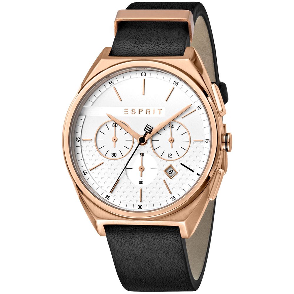 

Черные кожаные часы Esprit
