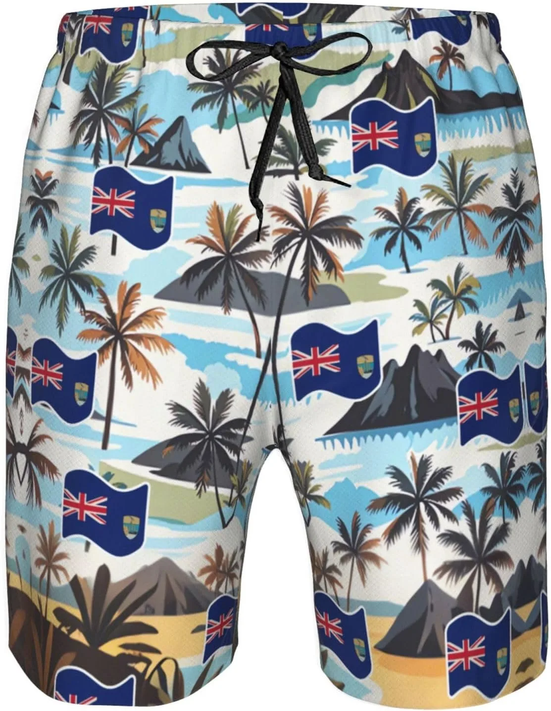 Мужские плавки-шорты Pitcairn Islands Board Shorts Swim Trunks Generic, Saint Helena Island — фото 4