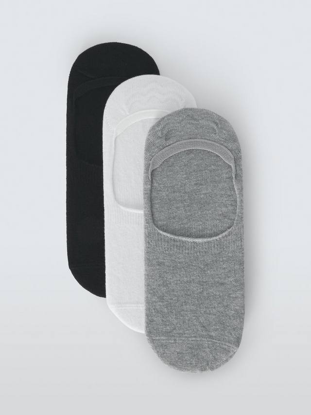 

Невидимые носки-подкладки John Lewis, Pack of 3, Multi