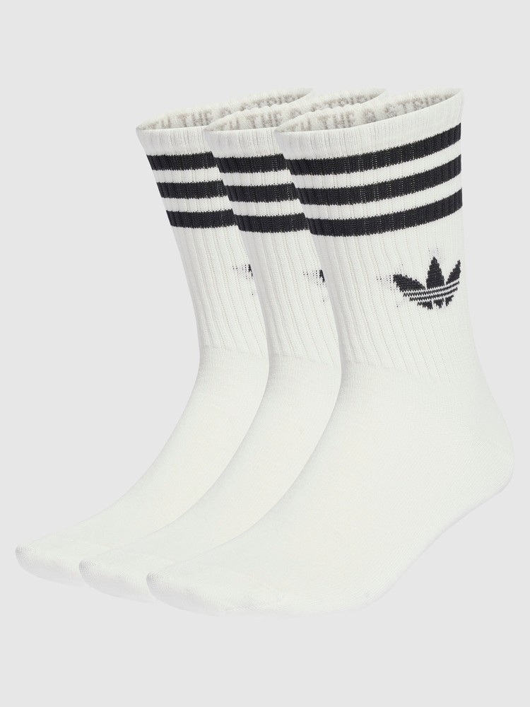 

Носки adidas Originals 3S Crew S 3P Socks, white/white/white