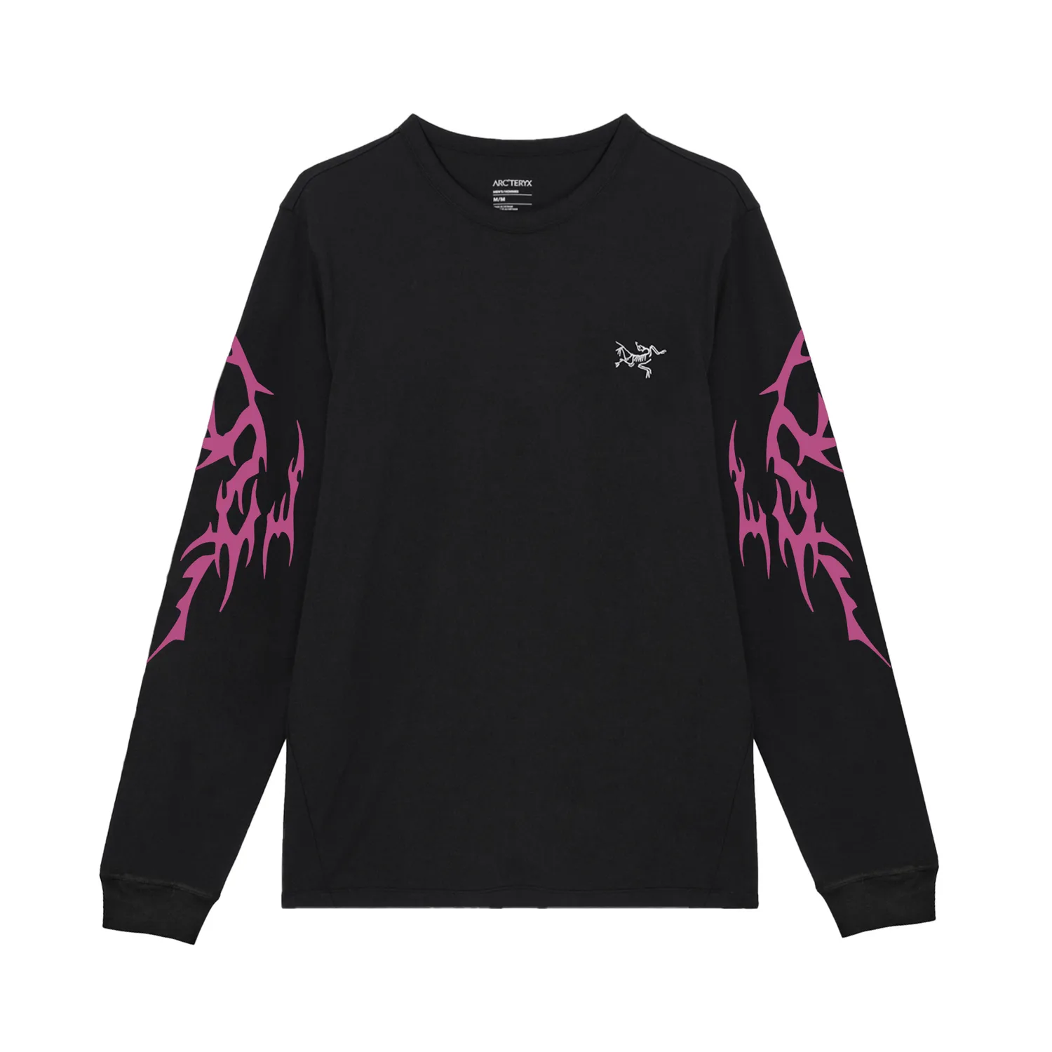KRAGG Футболка Unisex Crew Neck Moderate Straight Fit Arcteryx, черный/черный