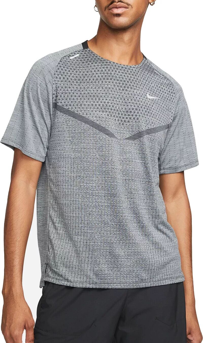 

Мужская футболка для бега Nike Dri-FIT ADV TechKnit с ультра короткими рукавами, черный