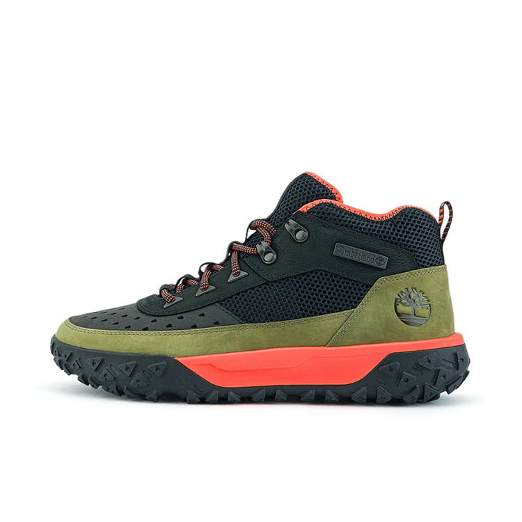 

Timberland Мужские походные/треккинговые ботинки, черные/средне-зеленые