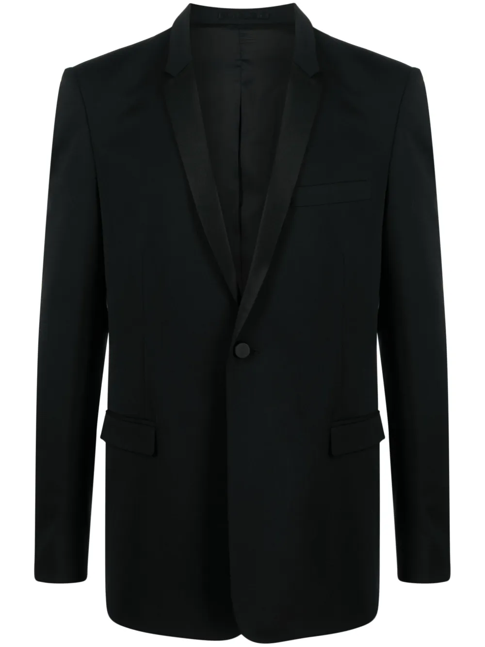

Однобортный пиджак с атласной отделкой MODES GARMENTS, черный