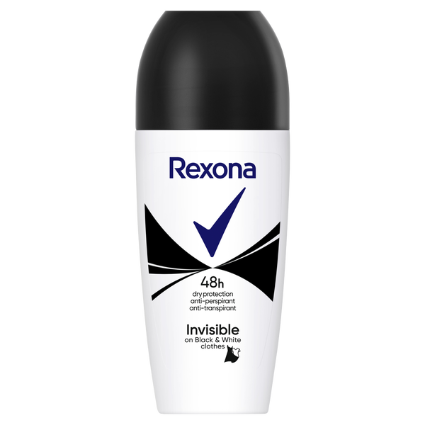

Шариковый антиперспирант для женщин, 50 мл Rexona Black&White
