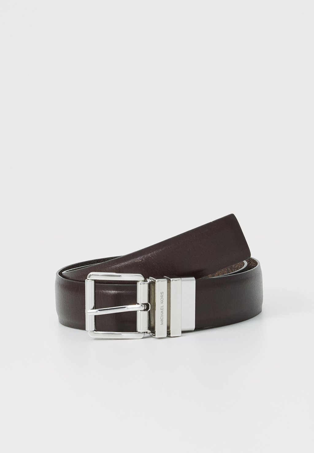 

Пояс REVERSIBLE BELTWITH FLATTENED EDGE MICHAEL Michael Kors, коричневый