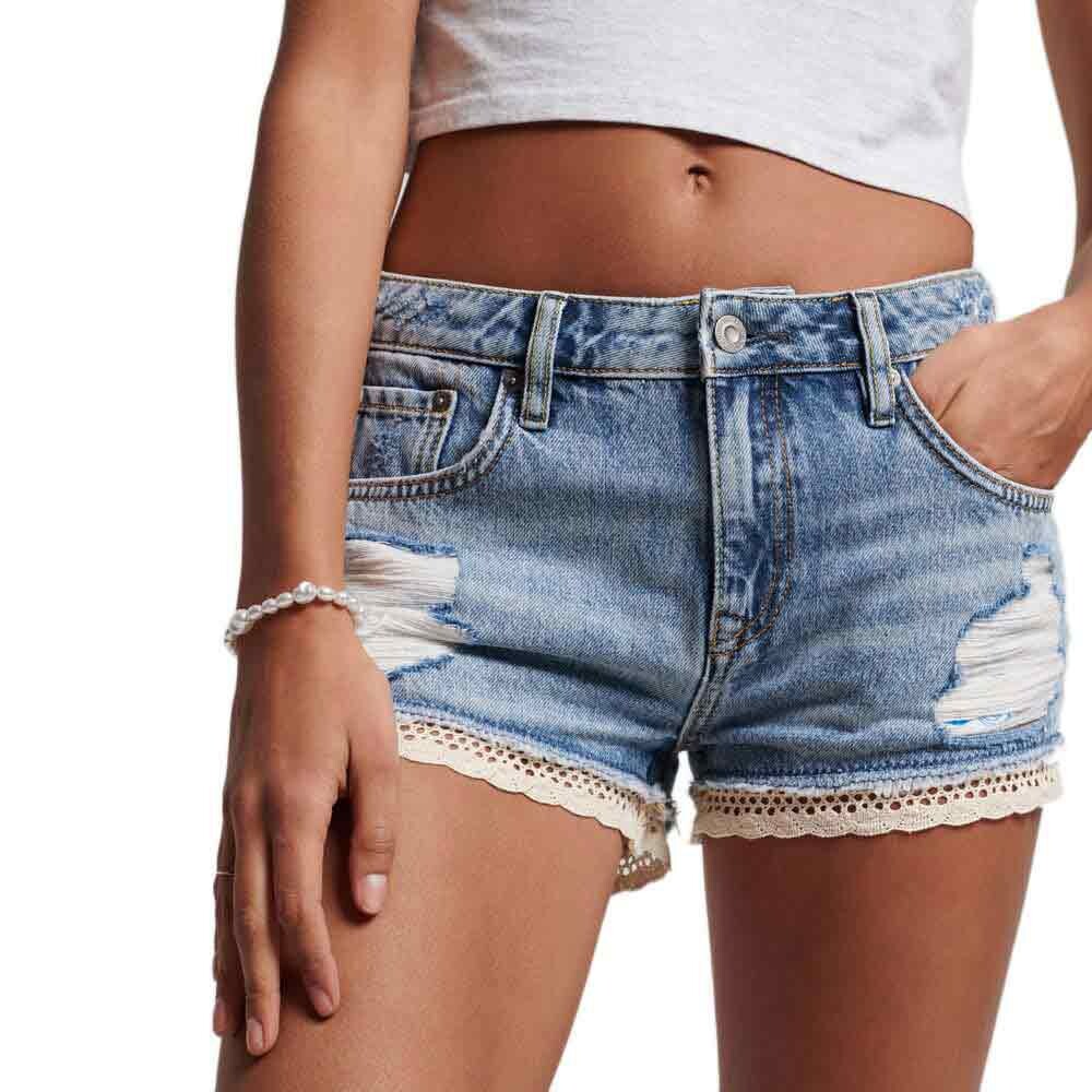 

Джинсовые шорты Superdry Vintage, синий