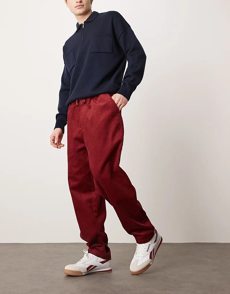 

Зауженные брюки вельветового цвета ASOS DESIGN