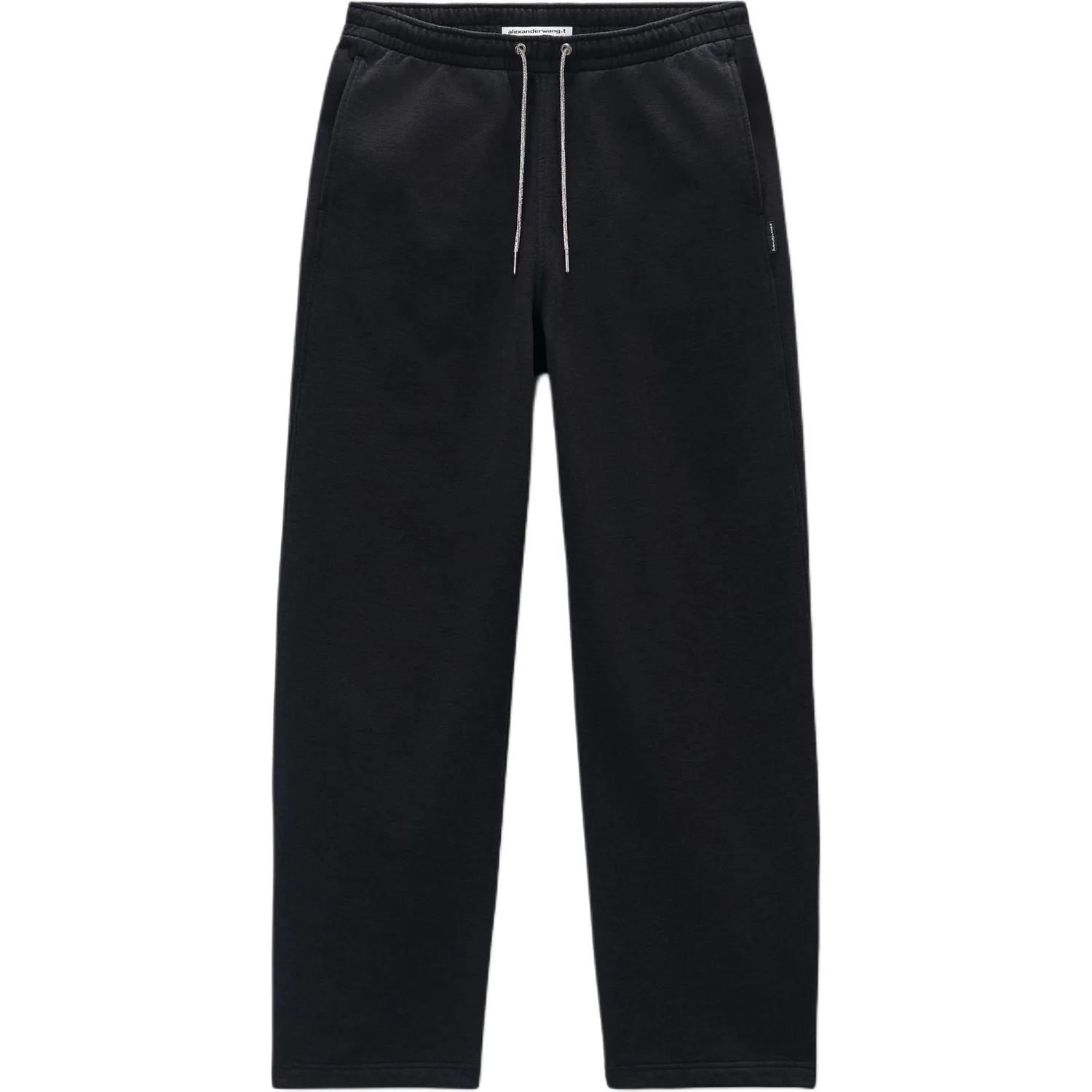 Вязаные спортивные штаны женские Alexander Wang, черный