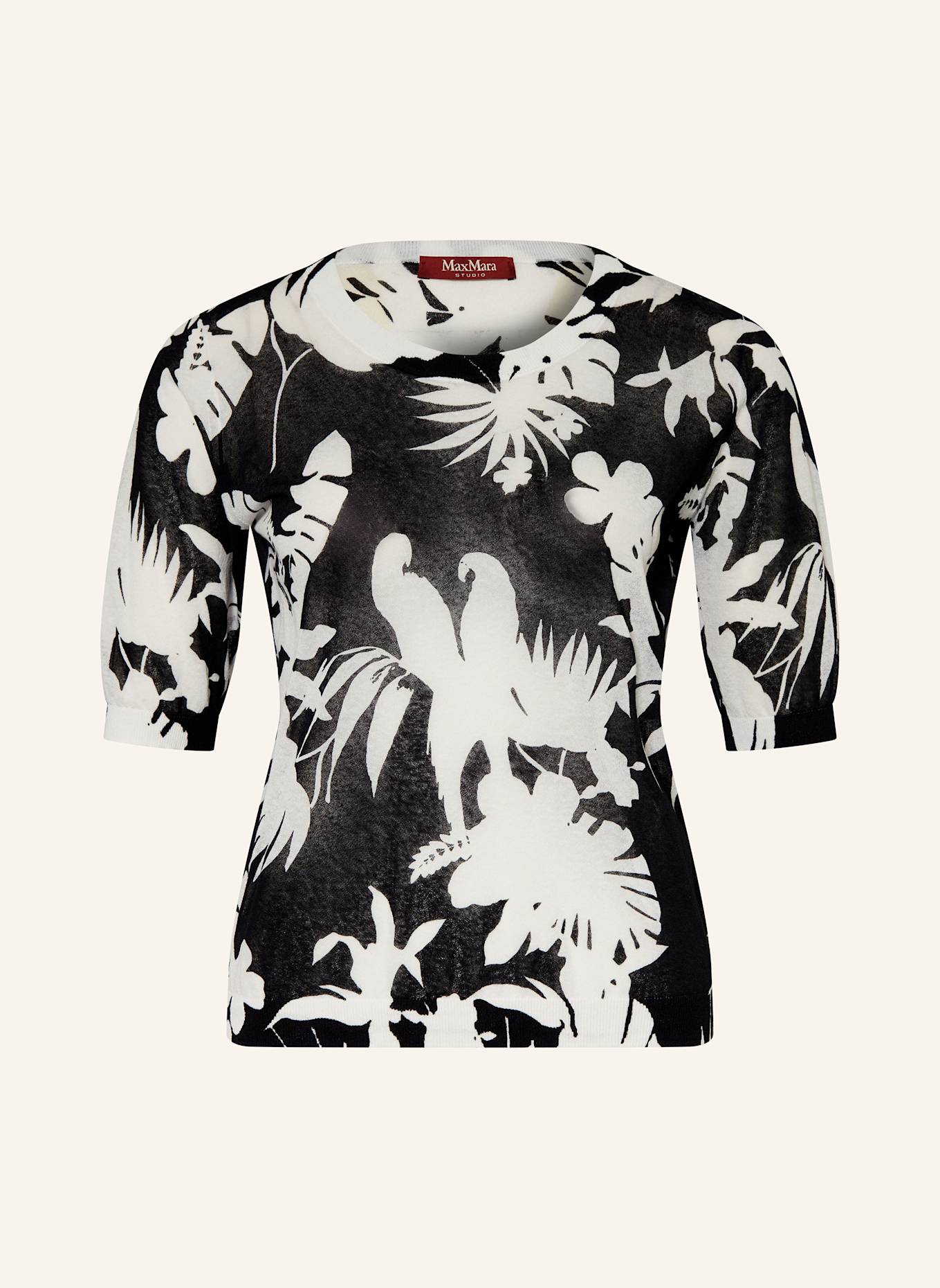 

Трикотажная рубашка Comodo Max Mara Studio, черный