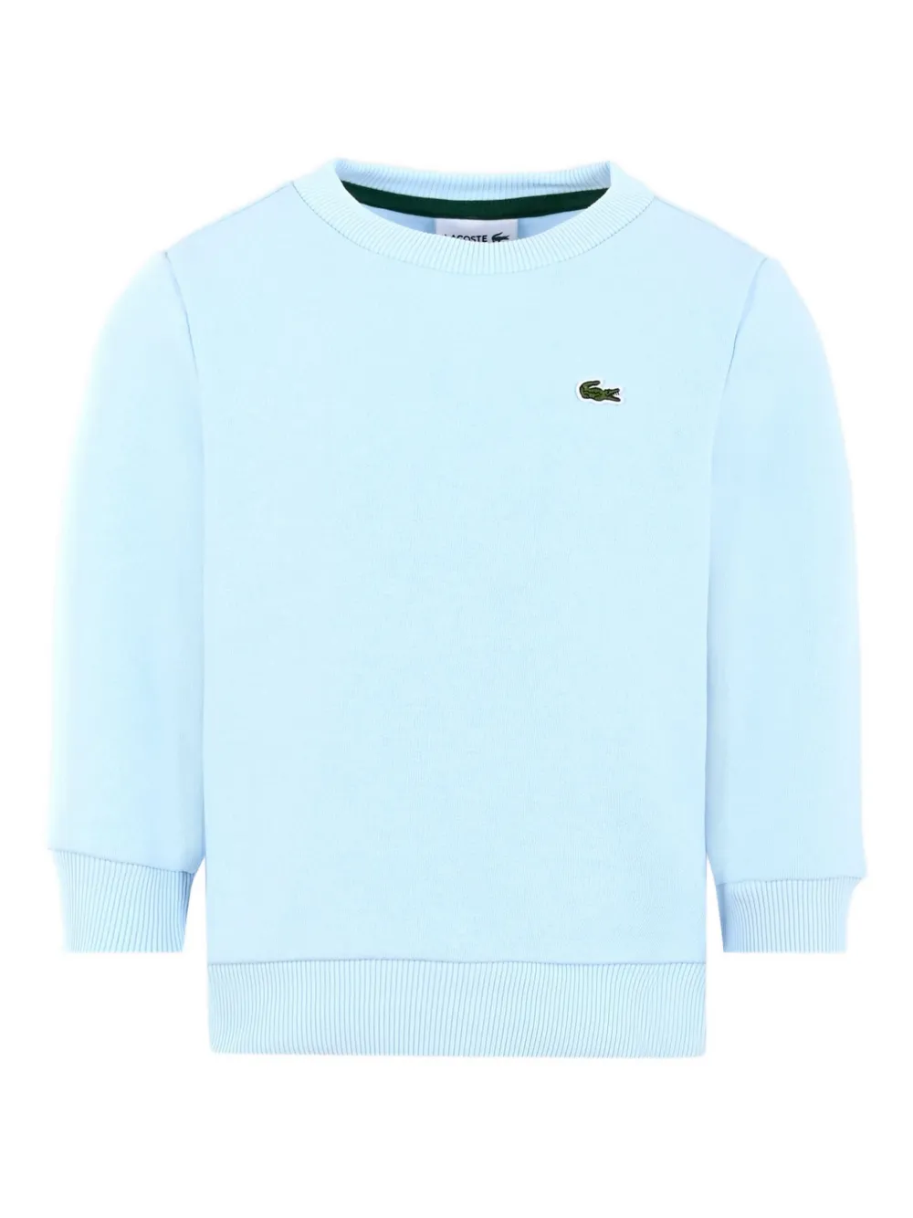 

Толстовка с круглым вырезом и нашивкой-логотипом Lacoste Kids, синий