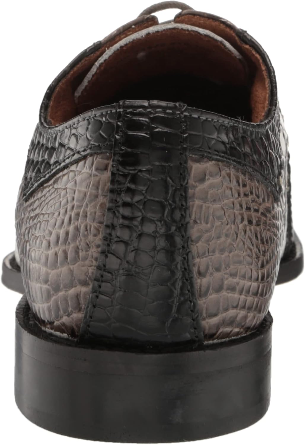 Мужские ботинки Stacy Adams Turano Bike Toe Oxford, белый/черный/серый — фото 3