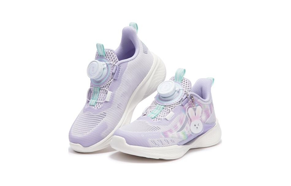 Кроссовки детские Qing Feng 5.0 PS Low-top Сиреневый/снежно-фиолетовый Xtep, сиреневый/снежно-фиолетовый — фото 3