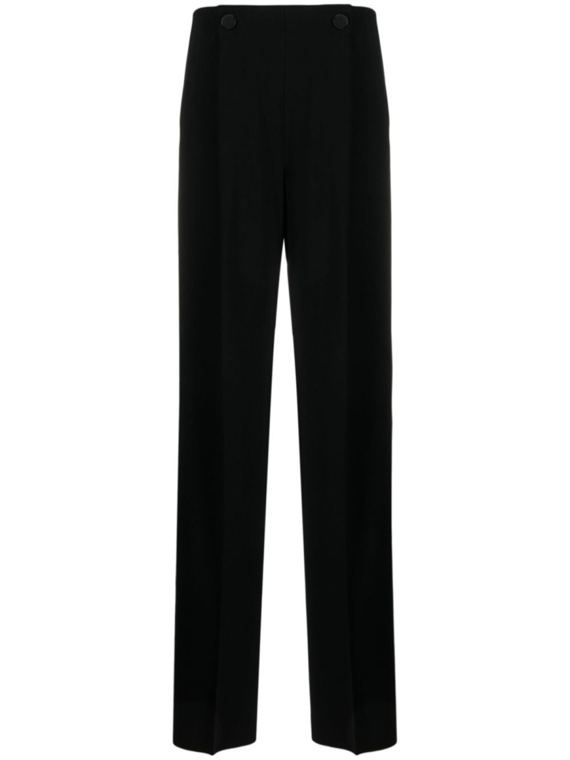 

Max Mara satin-finish tailored wide-leg trousers, черный