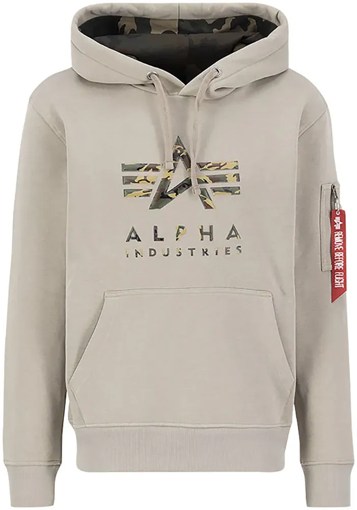 

Толстовка Alpha Industries "ALP-Camo TPU Hoody", цвет Vintage Sand