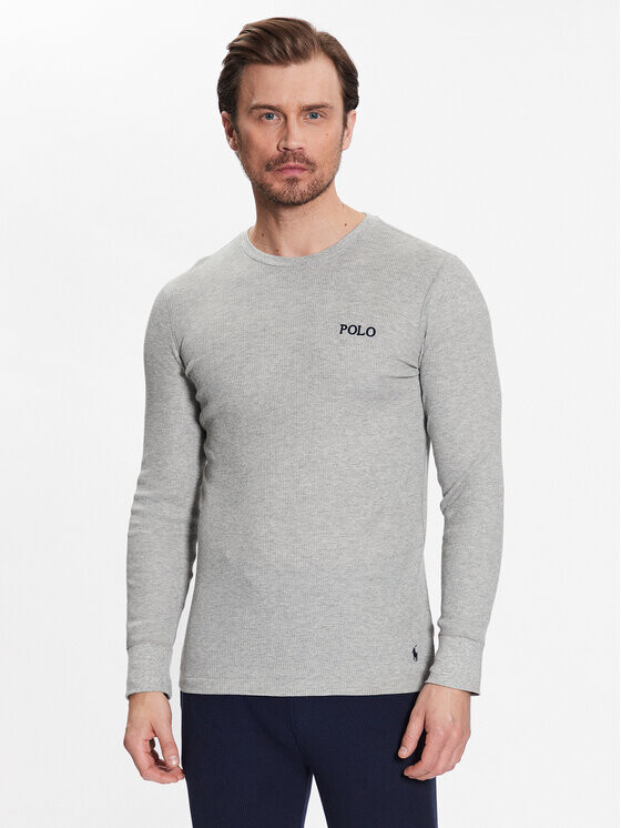 

Классический крой с длинными рукавами Polo Ralph Lauren, серый
