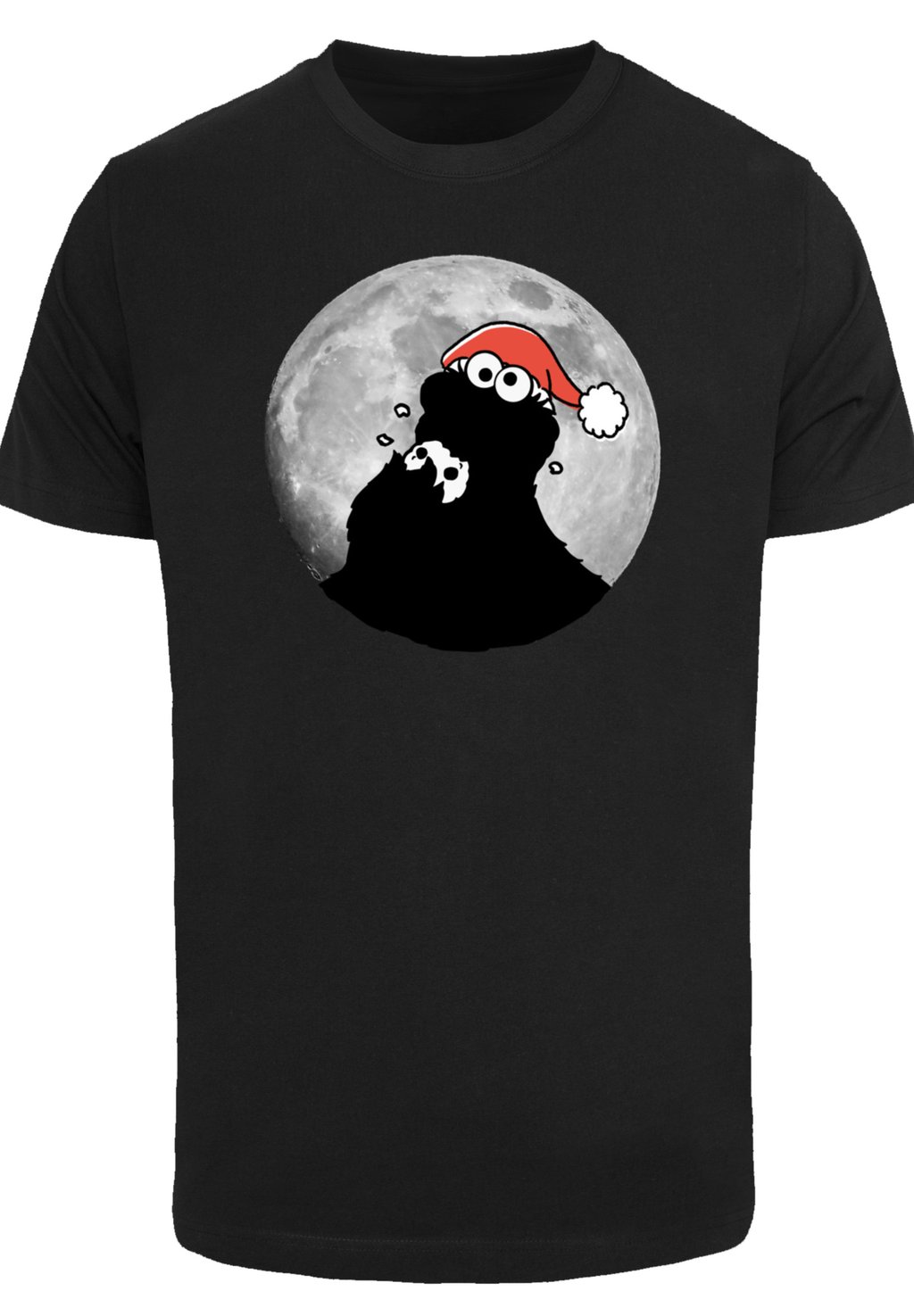 

Футболка с принтом KRÜMELMONSTER WEIHNACHTEN F4NT4STIC, черный