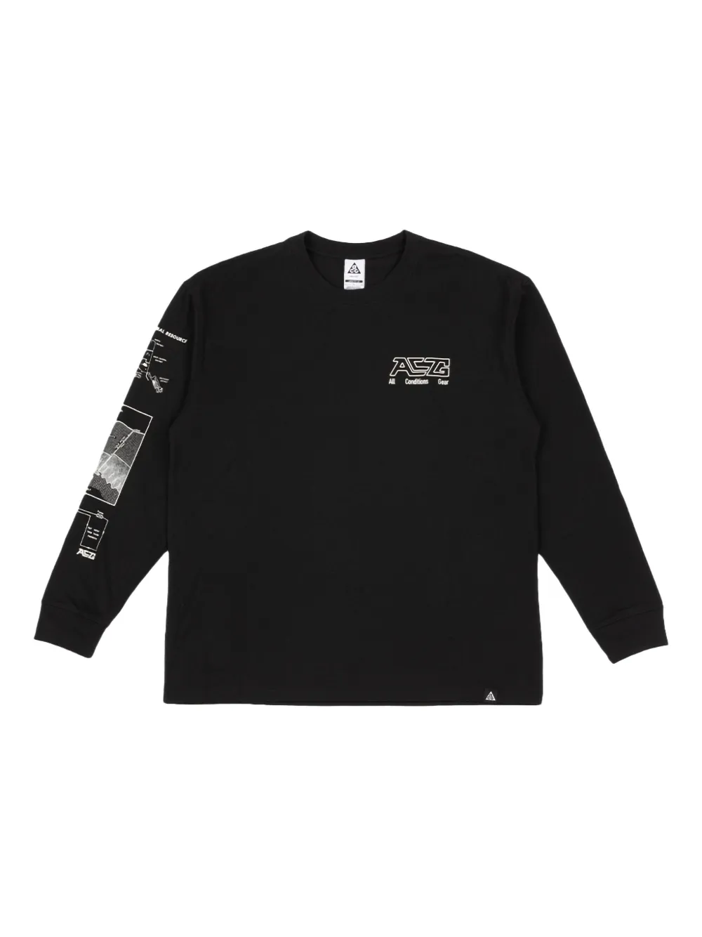 

Футболка ACG с длинными рукавами Nike, черный
