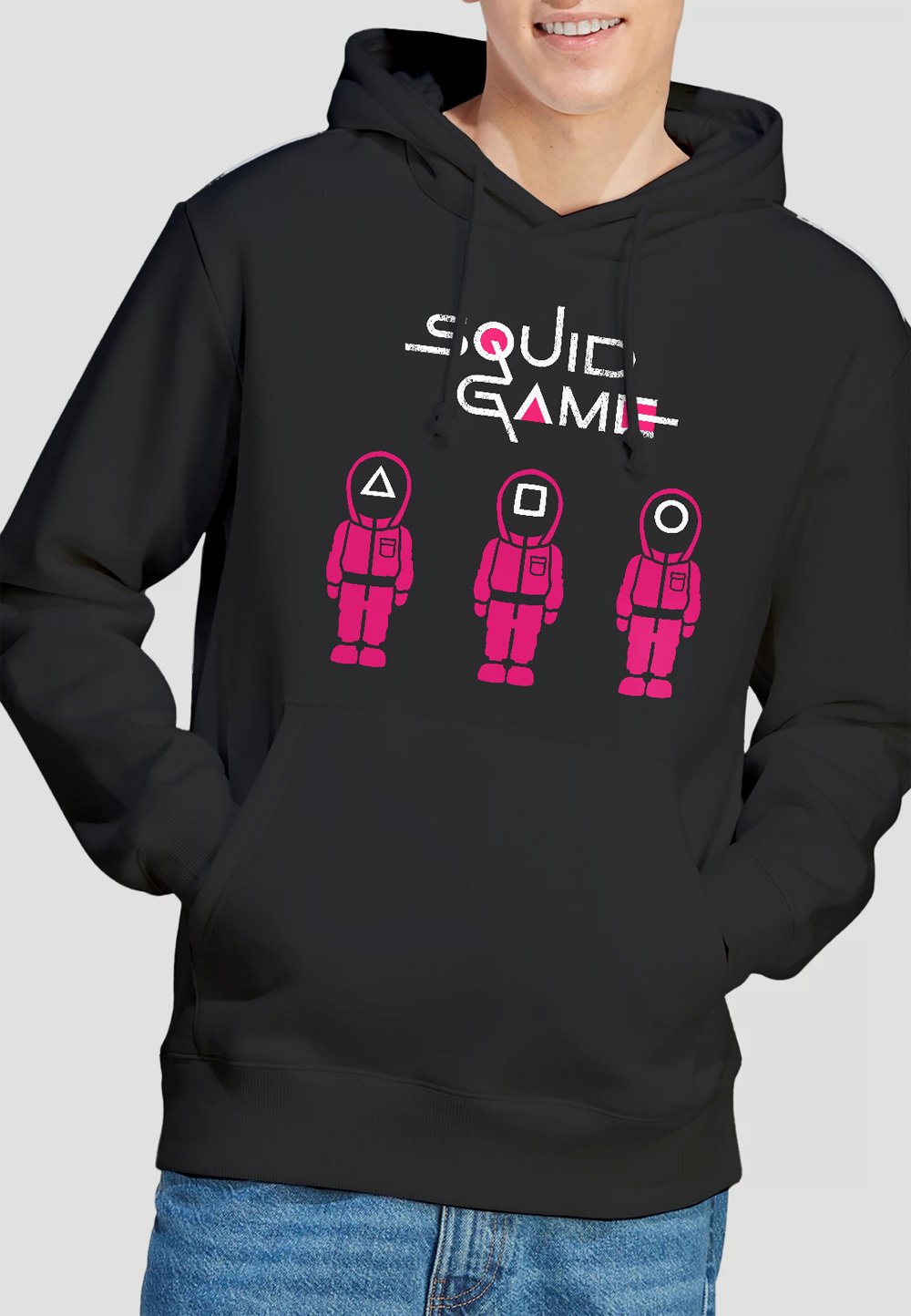

Толстовка SQUID GAMES SOLDIERS NETFLIX, черный