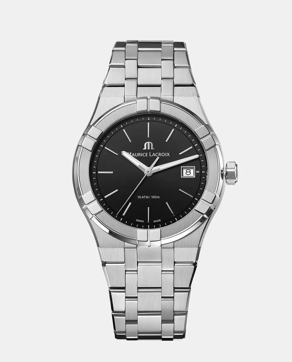 

Aikon AI1108-SS002-330-1 стальные мужские часы Maurice Lacroix, серебряный