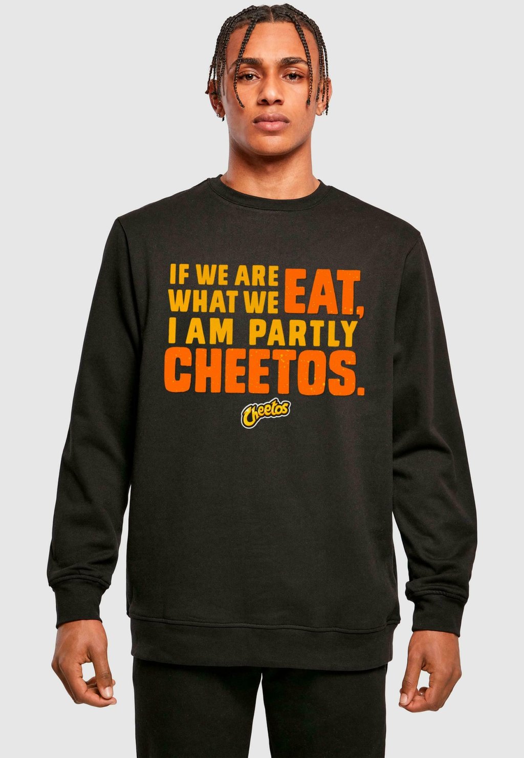 

Толстовка CHEETOS - ARE WHAT WE EAT CREWNECK Merchcode, черный