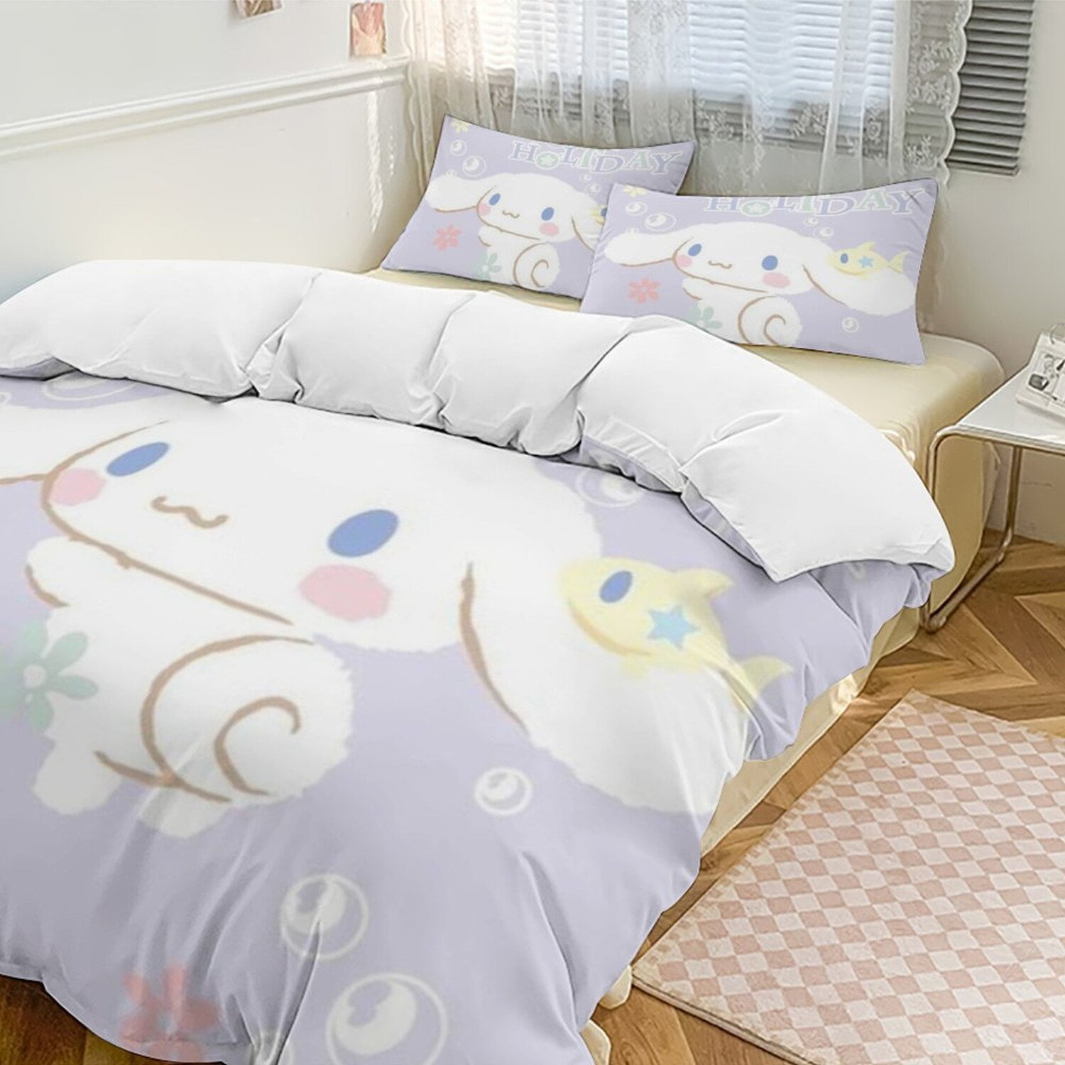

Комплект постельного белья Cinnamoroll, фиолетовый