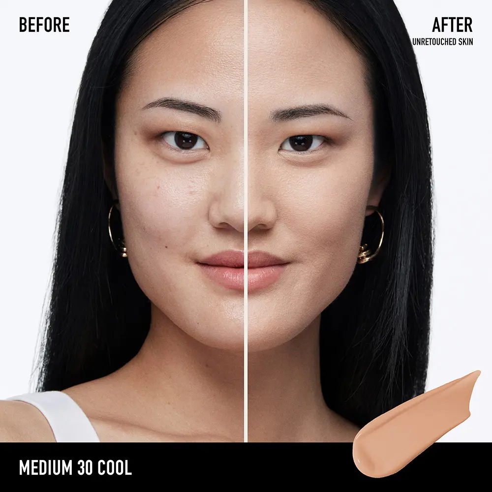 Праймер Barepro 24hr wear fondo de maquillaje líquido mate spf20 Bareminerals, цвет Medium 30 Cool, 30 мл. — фото 3