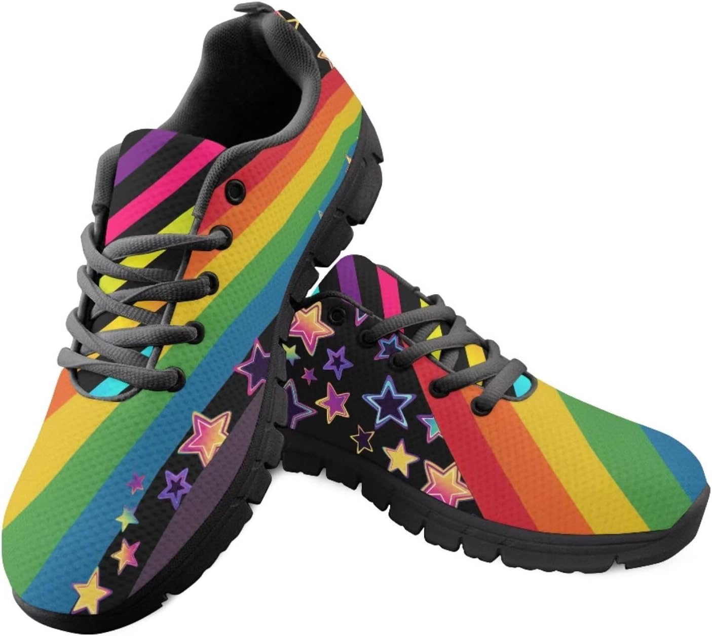 

Кроссовки с американским флагом для мужчин и женщин, кеды, для бега, прогулок и тенниса на День независимости, 4 июля Getelinseng, черный