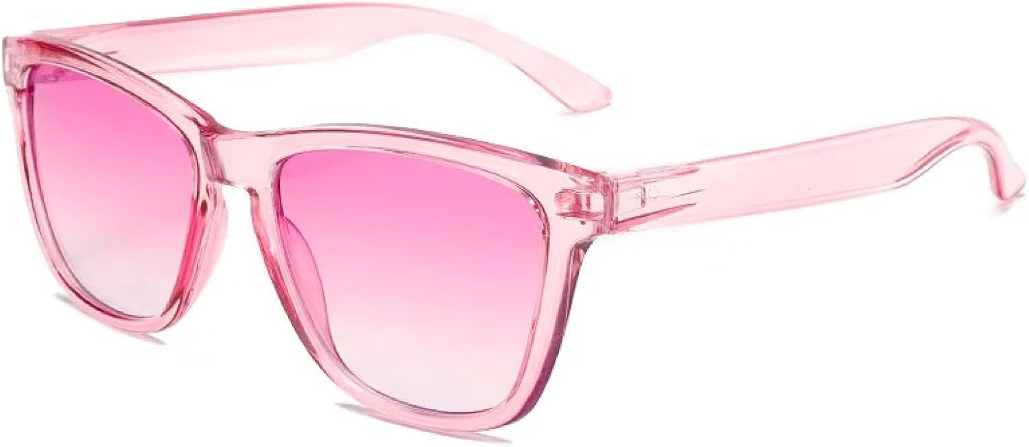 

Солнцезащитные очки с защитой от УФ-излучения UV400 | Большая оправа, конфетный цвет | Для женщин и мужчин, для занятий спортом на открытом воздухе и вождения DSVIGF, Pink