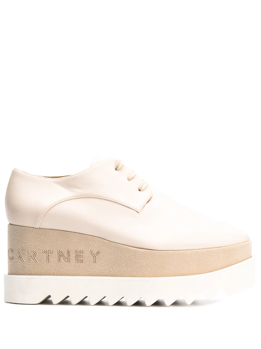 Туфли Elyse на платформе STELLA MCCARTNEY, нейтральный