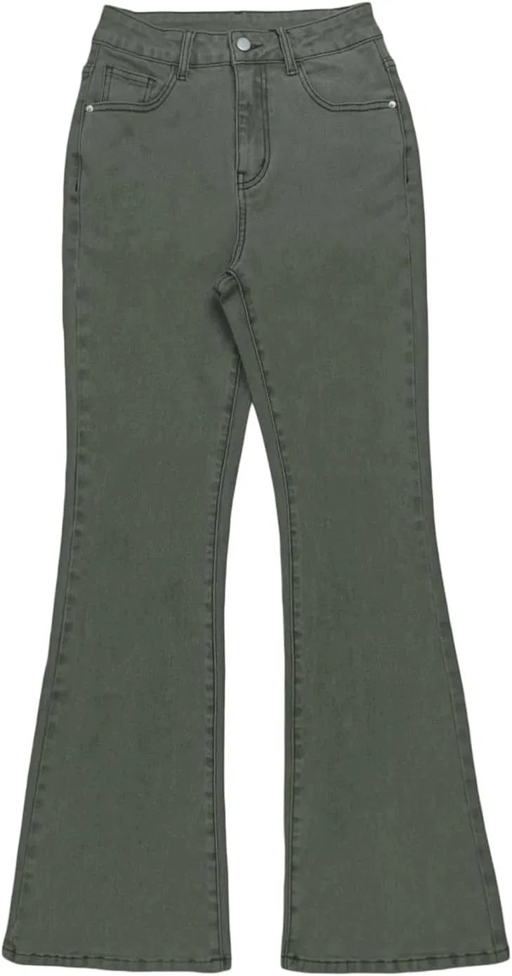 Джинсы с завышенной талией, Wide Leg, Army En8