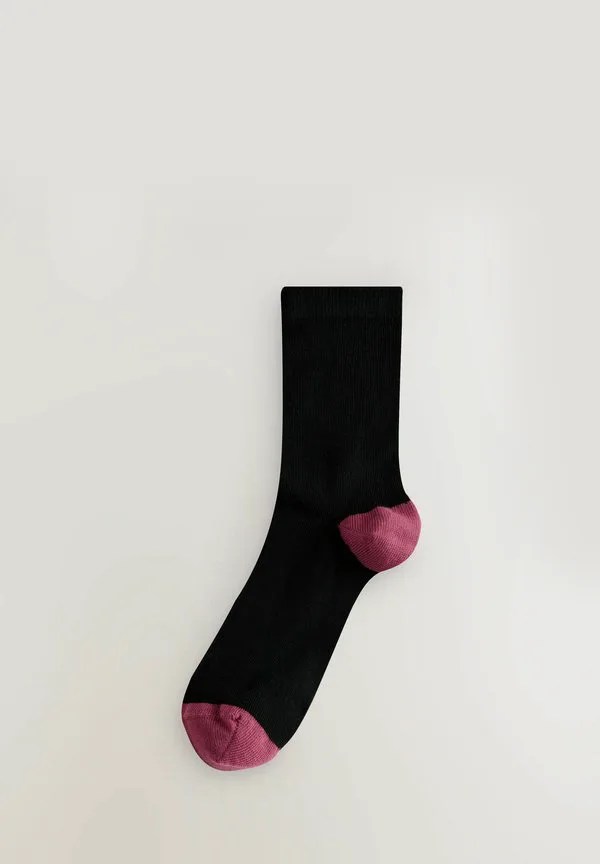 Комплект из 5 носков до щиколотки с отделкой под пятку и носок. Next, Black/Light Pink Sparkle — фото 4