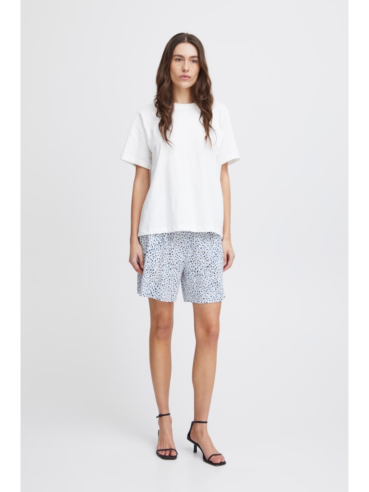 

Шорты свободного кроя IHAYA в цвете Della Robbia Blue Dot Aop ICHI