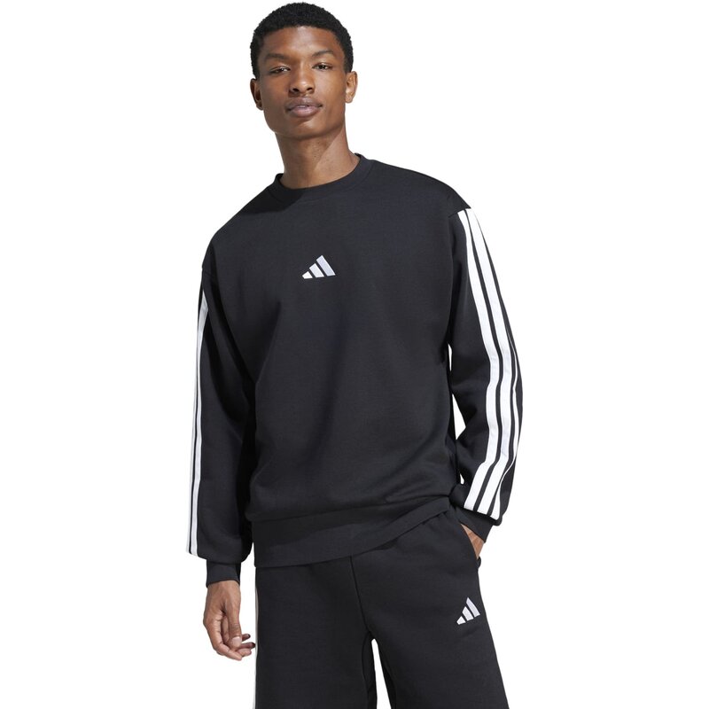 Толстовка Essentials с тремя полосками Adidas, черный — фото 2