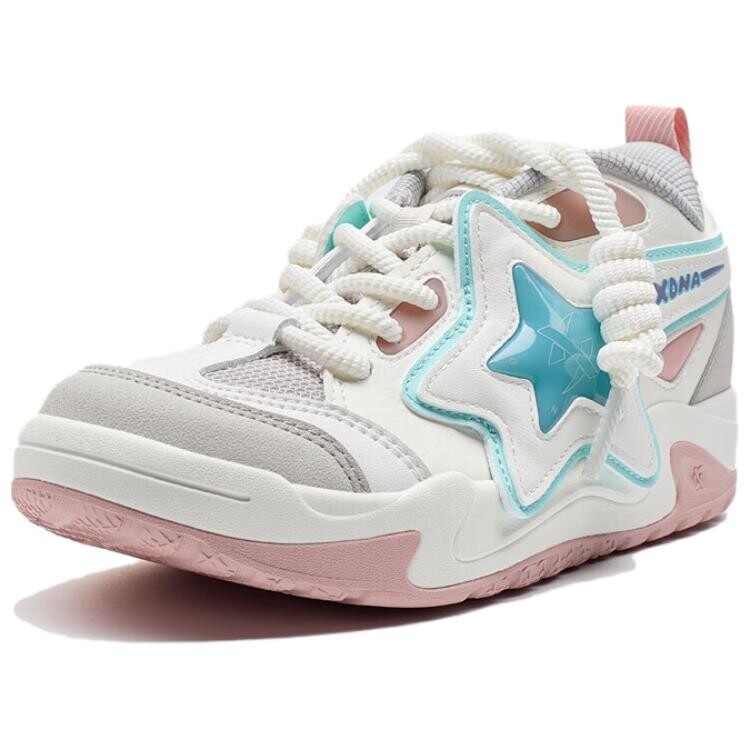 

Кроссовки XTEP Lifestyle Shoes Women's Low-top White/Blue/Pink, белый/синий/розовый