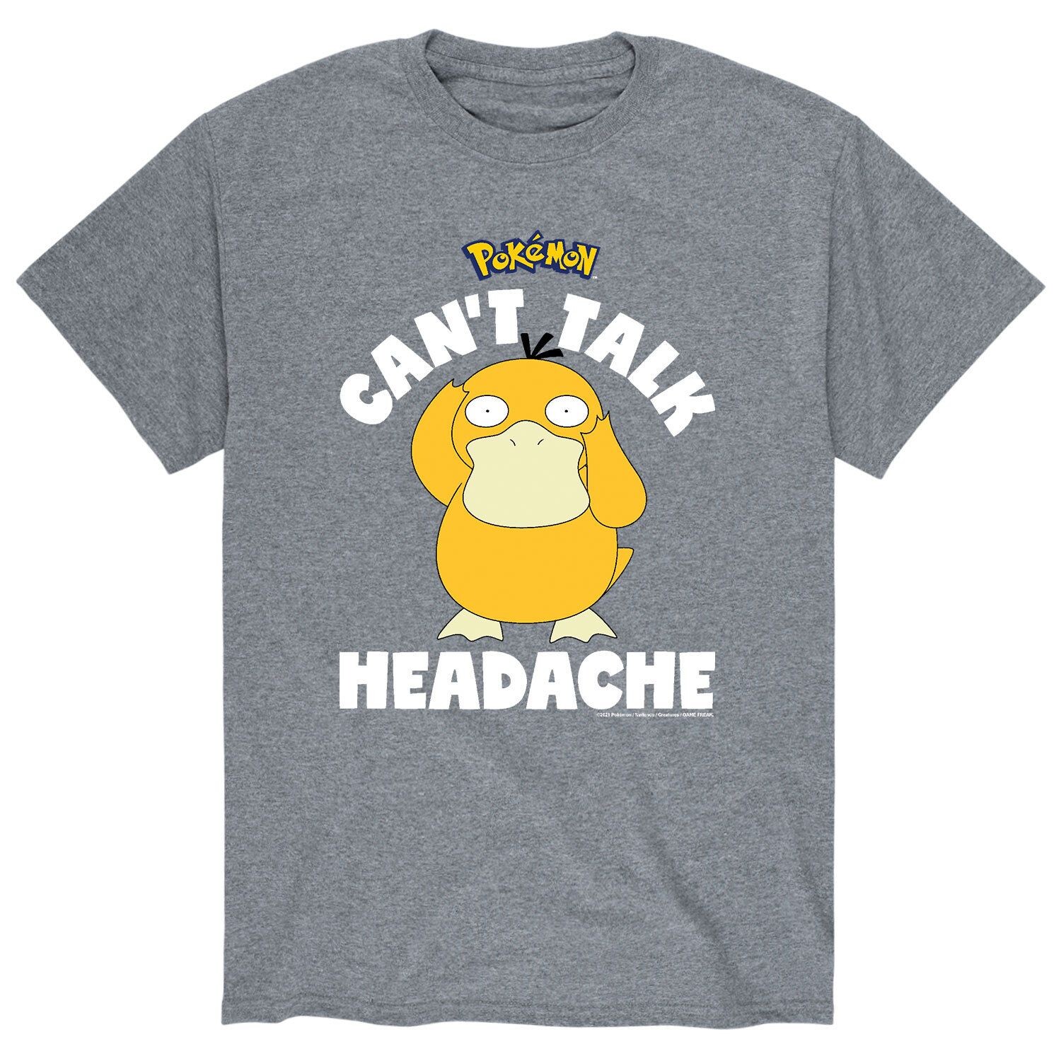 

Мужская футболка Pokemon Psyduck от головной боли Licensed Character
