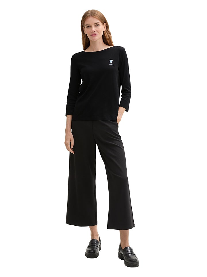 

Рубашка с длинным рукавом Tom Tailor, черный