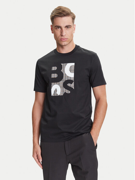 

Футболка regular fit H-Thompson 655 50543901 Boss, чёрный
