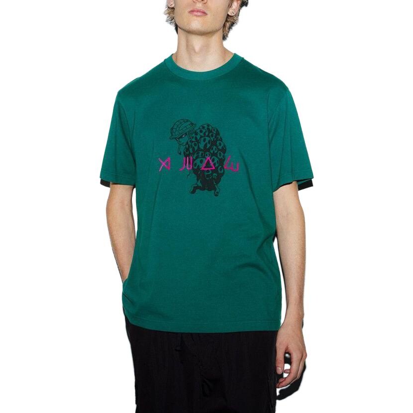 Футболка Hunter X унисекс зеленая Uniqlo, зеленый — фото 2