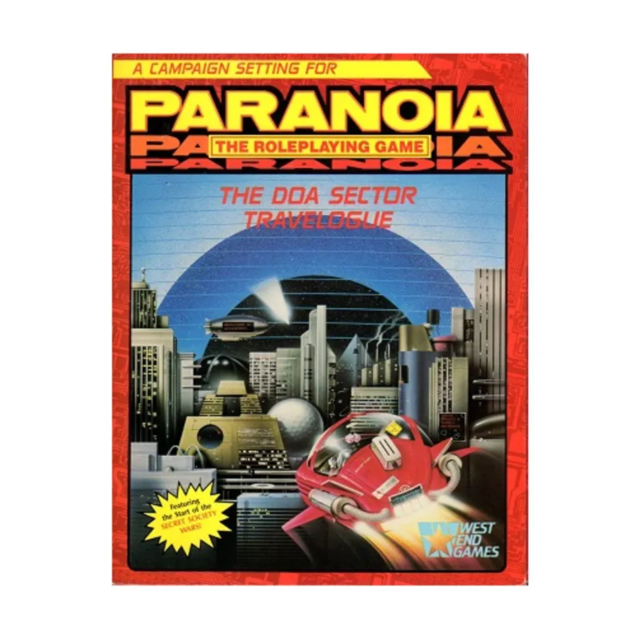 

DOA Sector Travelogue, Paranoia (2nd Edition), мягкая обложка