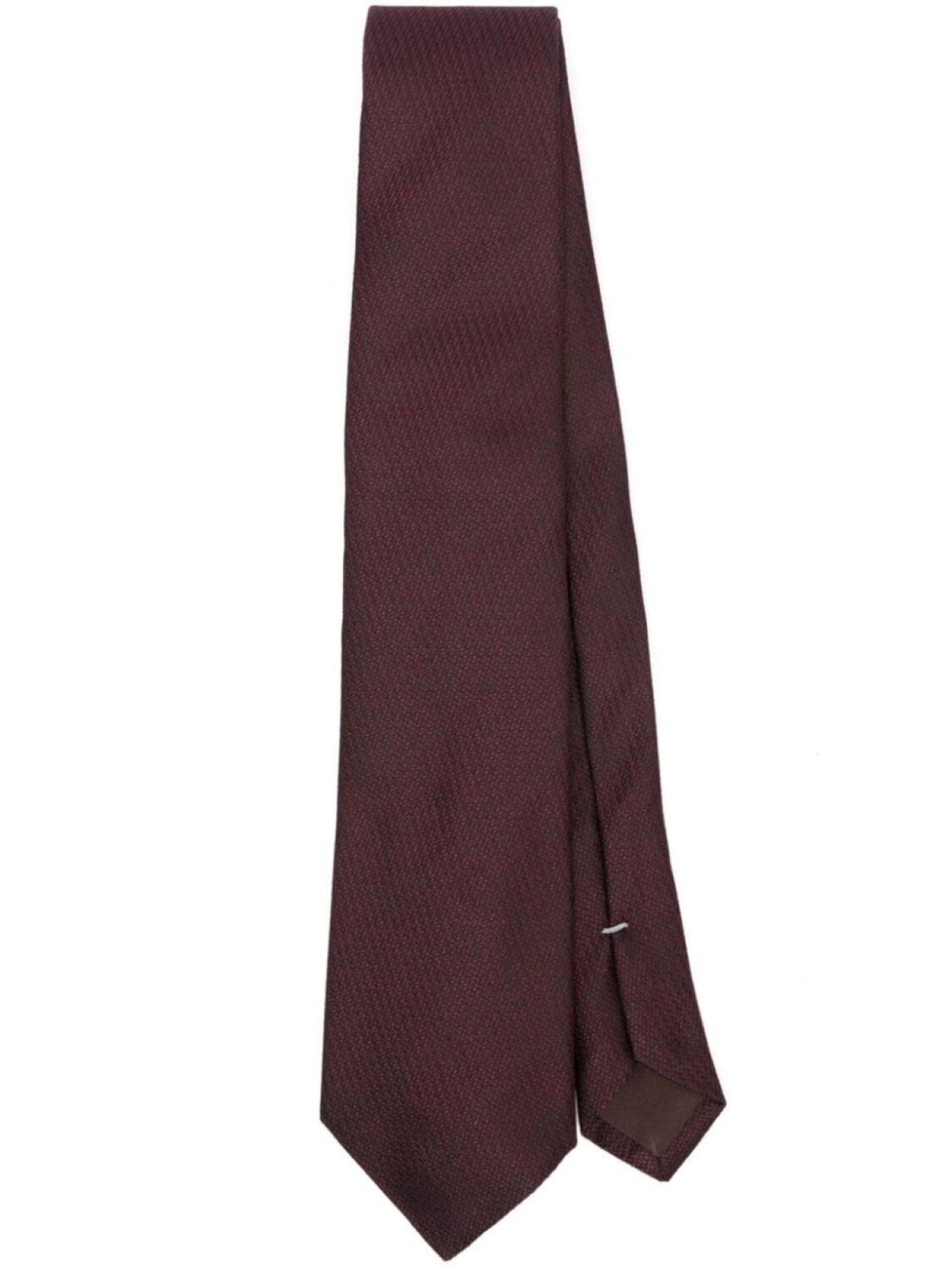 

Canali галстук из жаккардового шелка с узором, красный
