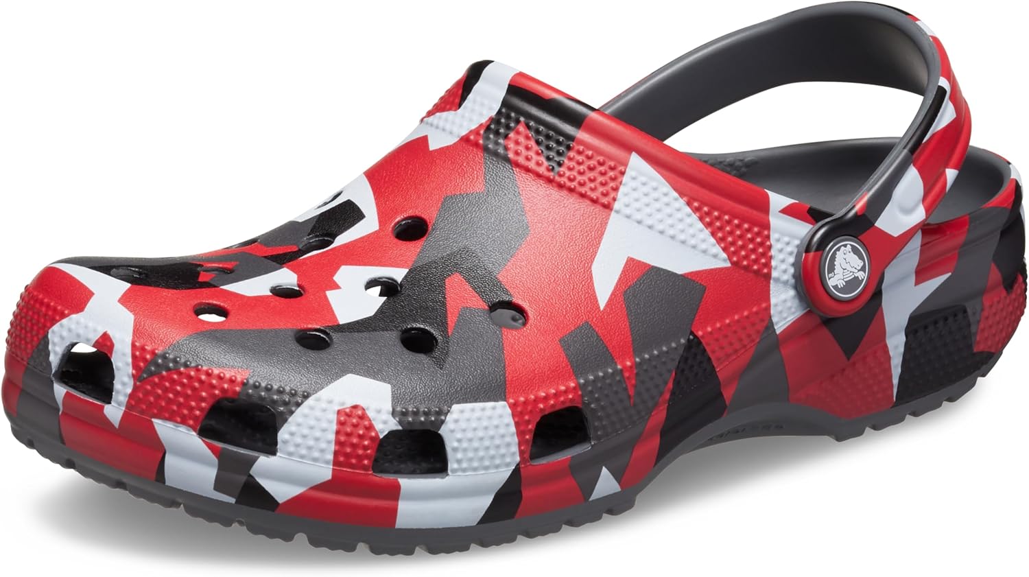 

Унисекс сабо Crocs Classic Camo для взрослых, серый