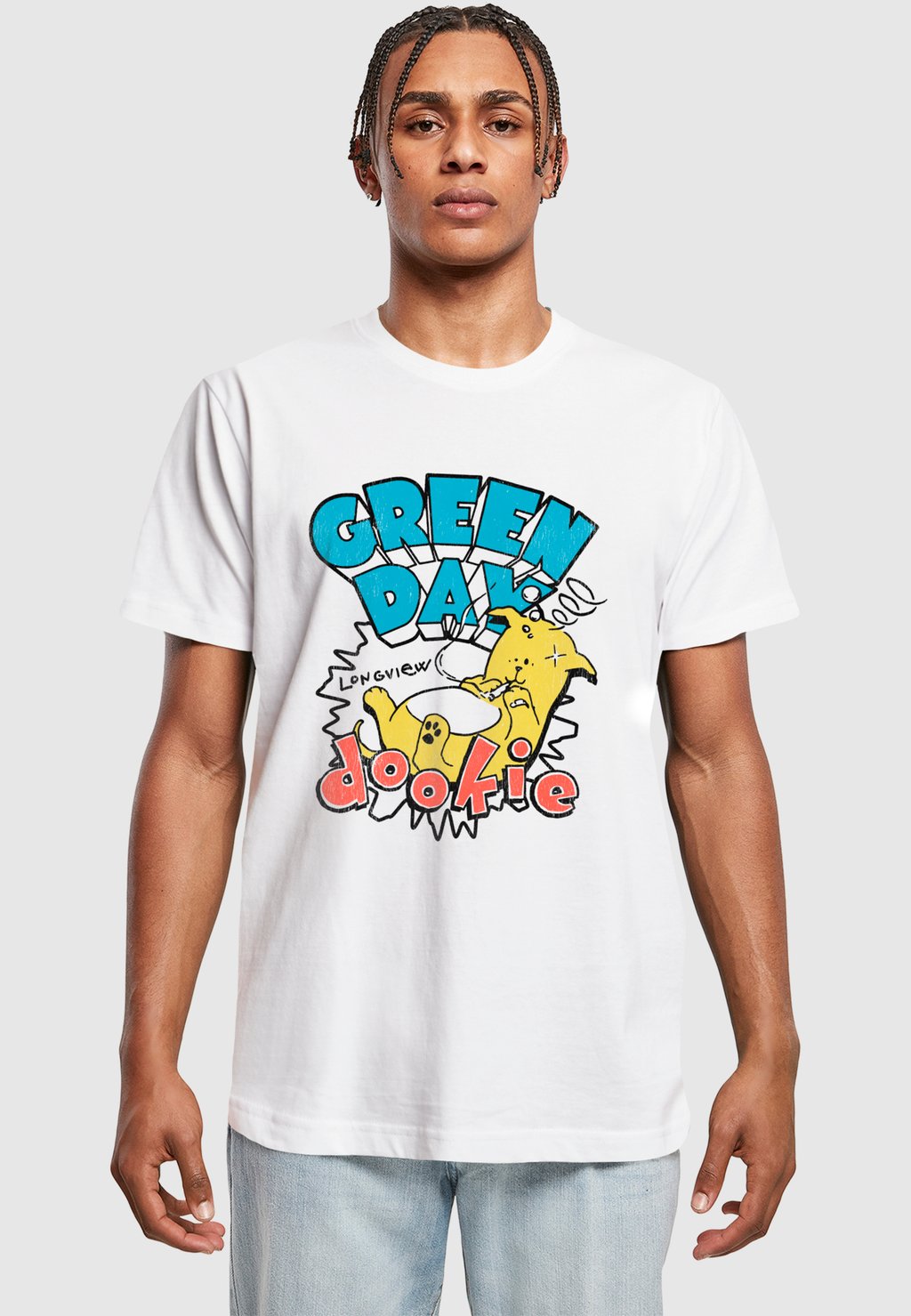 

Футболка с принтом GREEN DAY DOOKIE Merchcode, белый
