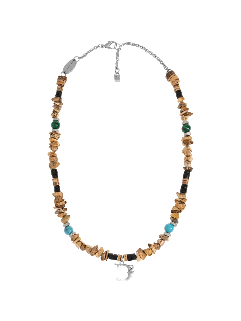 

Колье с подвеской из камней Dsquared2, бежевый